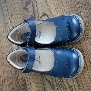 Footmates Blue MaryJanes, Size 2